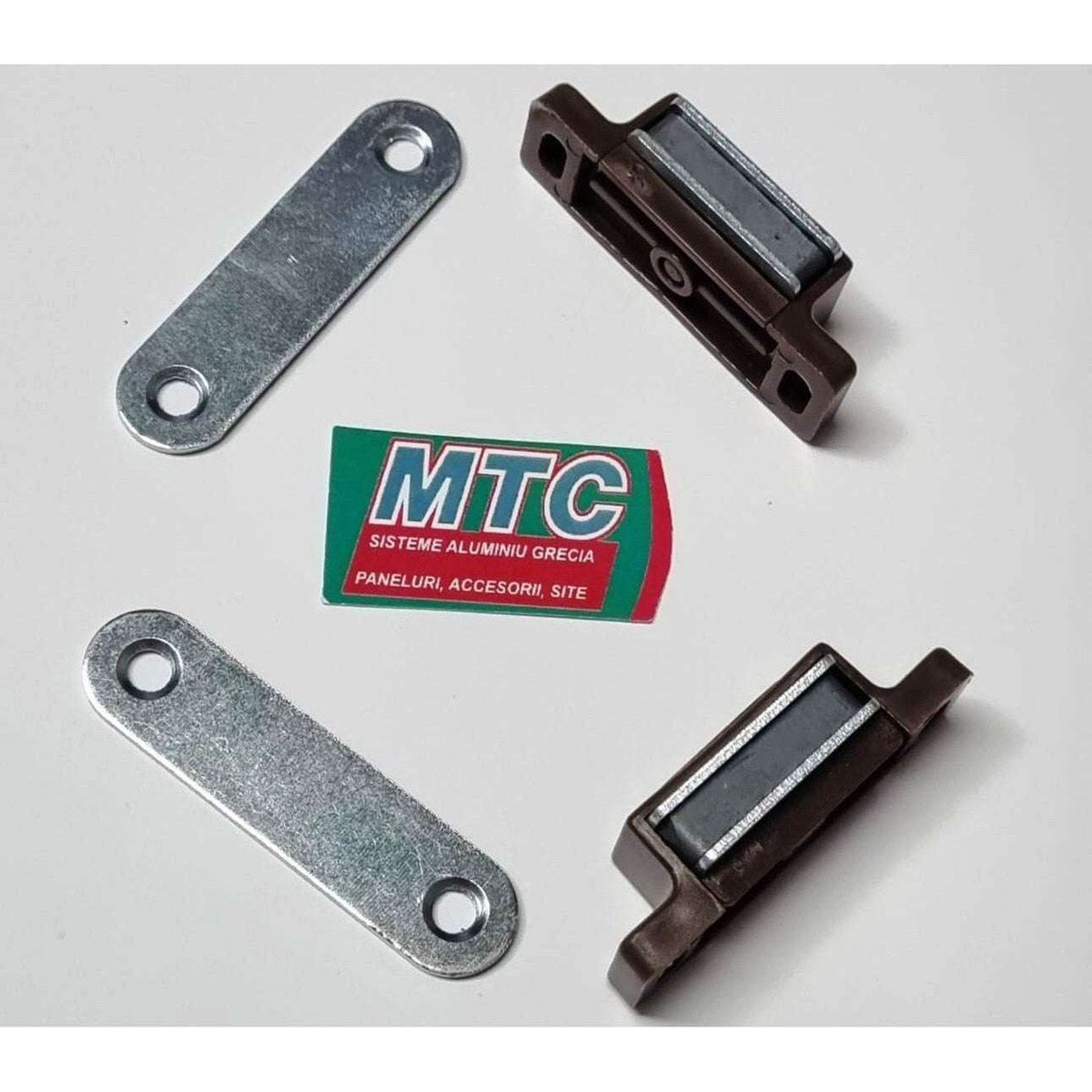 Set 2 magneți de închidere pentru plasă țânțari MTC, maro