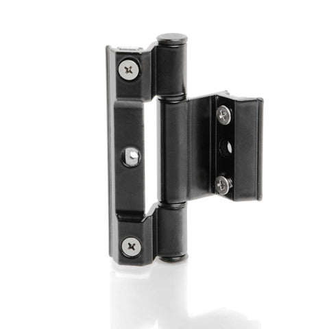 Balama aluminiu Grecia triplă M-10-S neagră, reversibilă