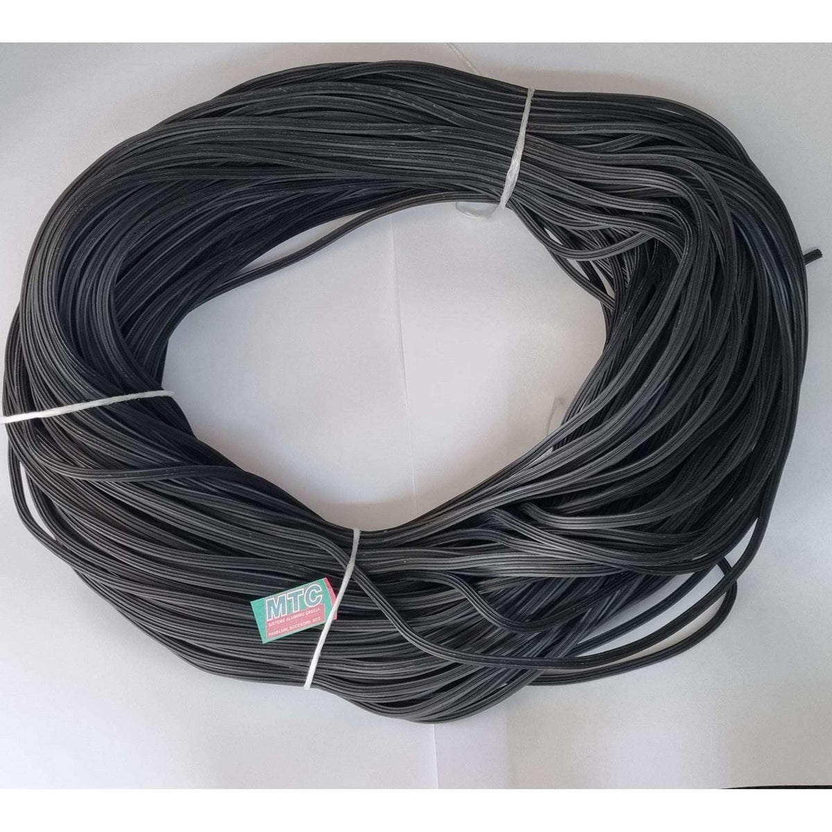 Garnitură (cheder) plasă țânțari MTC neagră 5 mm, 10 metri