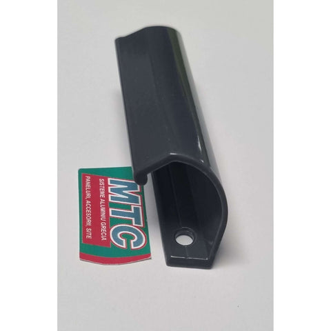 Maner Aluminiu Tip C - scoica Aplicat Gri - MTC pentru Plasa Usa si Usa Balcon