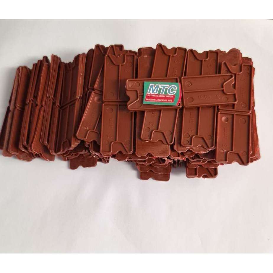 Set 100 cale distanțiere MTC pentru geam termopan, grosime 3 mm